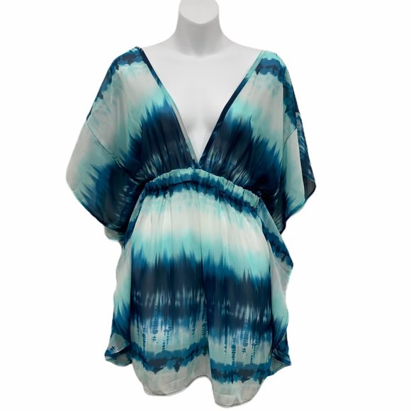 Miken Swim Chiffon Cover-up Marshmallow - Picture 3 of 10